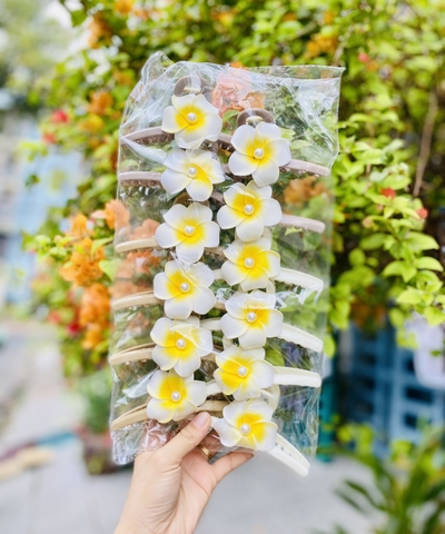 Kẹp Tóc Gấp T Hoa Sứ
