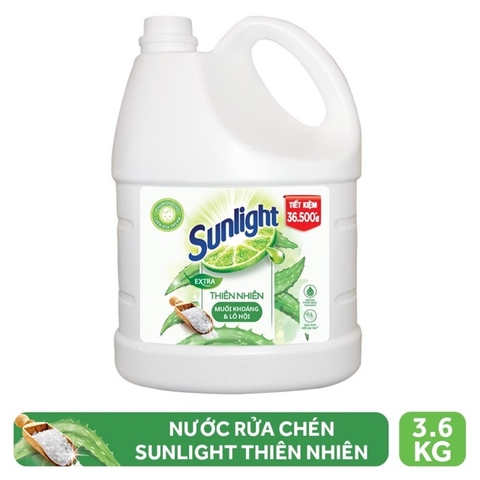 Nước rửa chén Sunlight thiên nhiên can - 3,48L