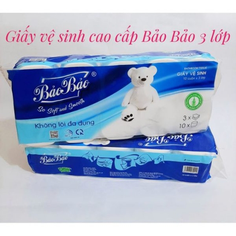 Giấy vệ sinh Bảo Bảo DPK - Xanh Dương