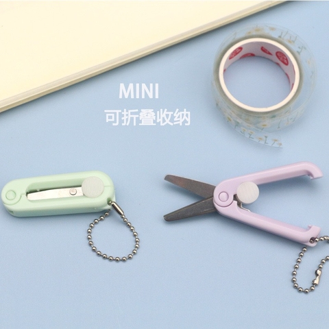 Kéo Cắt Giấy Mini Gấp Gọn