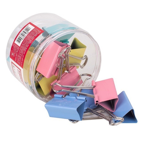 Kẹp bướm màu Deli 8554 - 25mm
