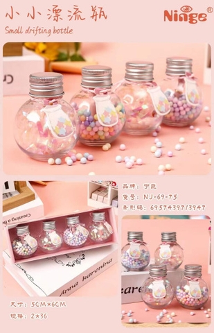 Set 4 Lọ Điều Ước Tròn