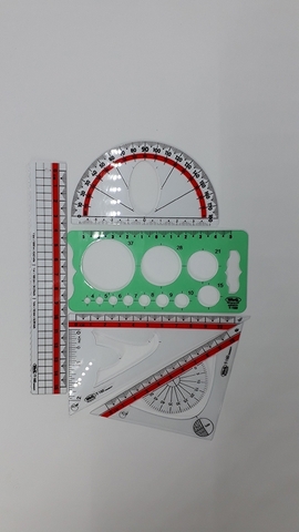 Bộ 5 Cây Thước Dẻo Trắng WinQ (T-160)