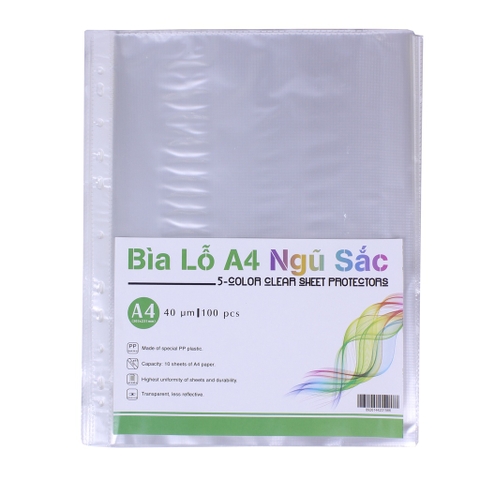 Bìa lỗ Ngũ Sắc 4 lạng