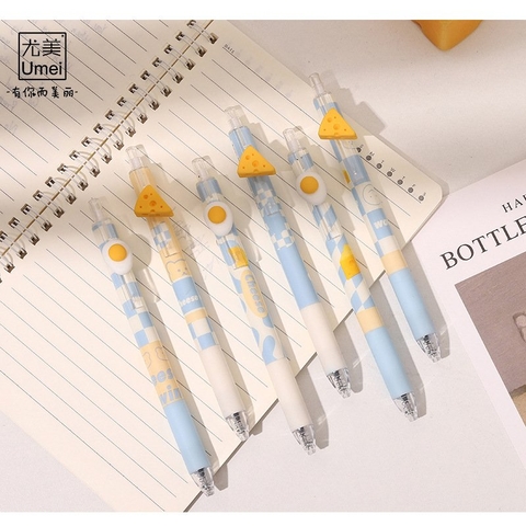 Set 6 Bút Gel Đen - Umei Sea Salt & Cheese