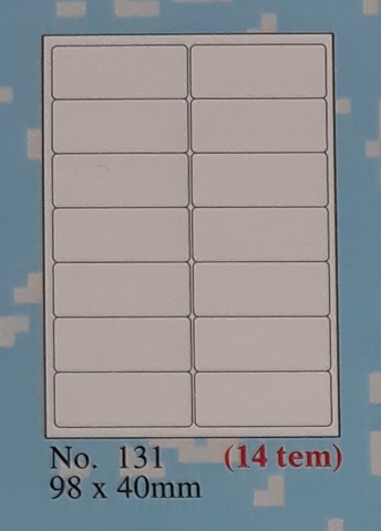 Decal A4 Tomy 126 - 127 - 128 - 130