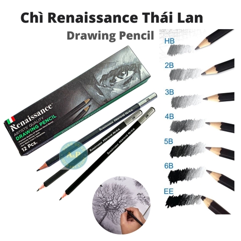 Bút Chì Renaissance 2B