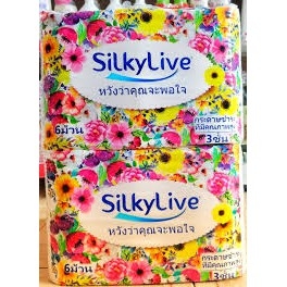 Giấy vệ sinh SilkyLive Lốc 6