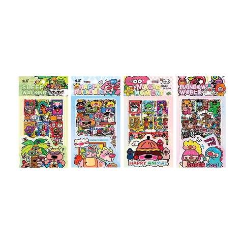Set 4 Tấm Sticker Magic Moment