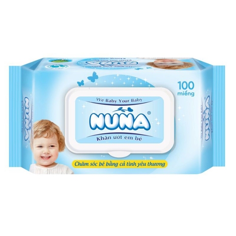Khăn giấy ướt Nuna - 100 Miếng
