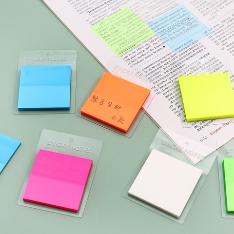 Giấy Note Trong Nhiều Màu 50 Tờ