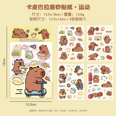 Sticker Capybara Mẫu Mới