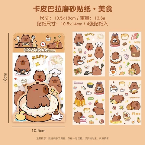 Sticker Capybara Mẫu Mới