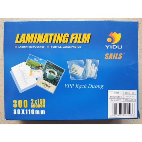 Ép Plastic bằng lái 150Mic