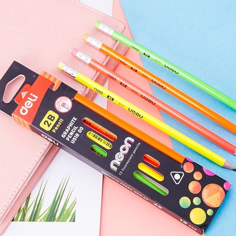 Bút chì Deli Neon U518
