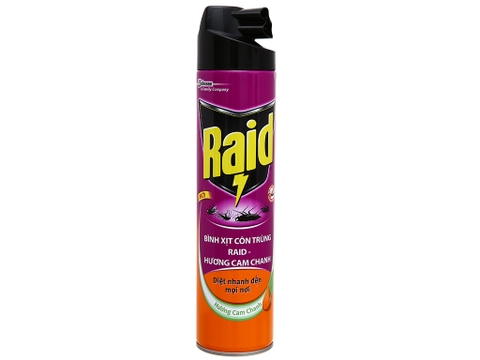 Bình xịt côn trùng Raid Hương Cam Chanh