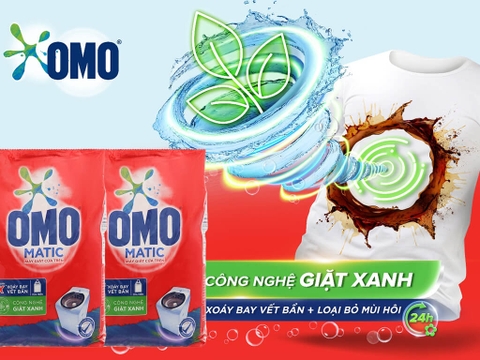 Bột giặt OMO Matic cửa trên 5.7kg