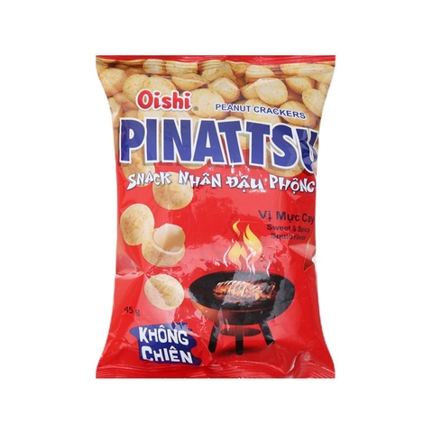 Snack Đậu Phộng PINATTSU - Vị Mực Cay