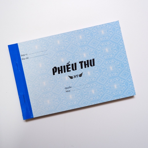 Phiếu thu 1 liên 13x19cm