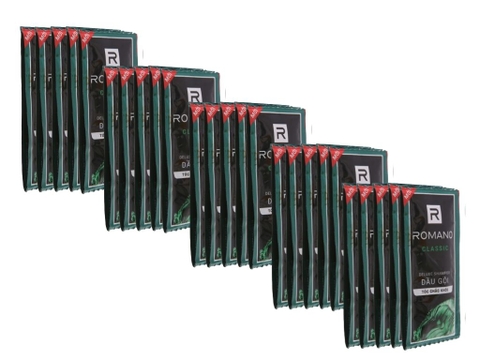Dầu gội hương nước hoa Romano Classic tóc chắc khoẻ 5g x 14 gói