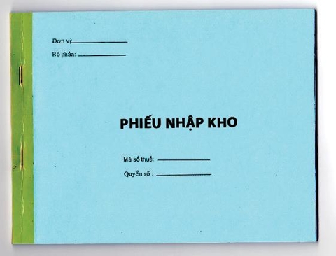 Phiếu nhập kho 1 liên 13x19cm HN
