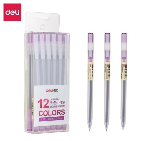 Bút Gel Deli A119 0.5mm Nhiều Màu