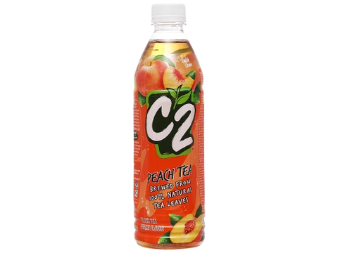 Hồng Trà C2 Vị Đào - 455ml