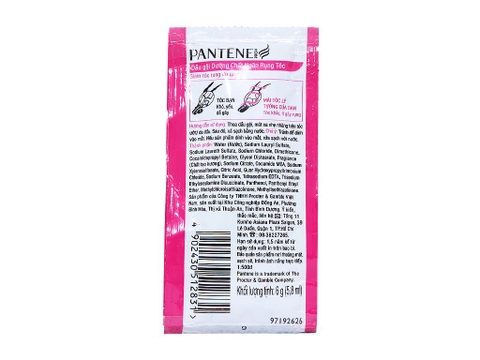 Dầu gội Pantene ngăn rụng tóc 5.8ml x 12 gói