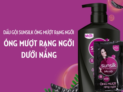 Dầu gội Sunsilk óng mượt rạng ngời 5.8ml x 12 gói