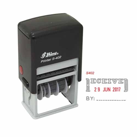 Dấu Shiny S402 - đóng ngày, tháng, năm