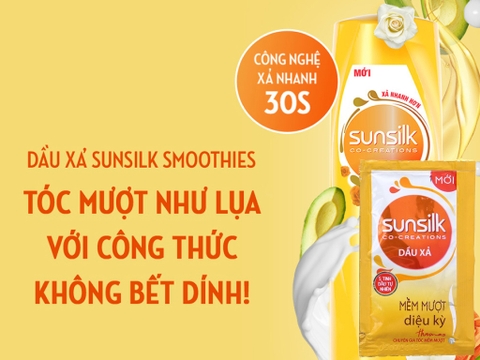 Dây dầu xả Sunsilk mềm mượt diệu kì 6.1ml x 12 gói
