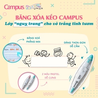 Bút Xóa Kéo CRT-6M-02 - Xanh