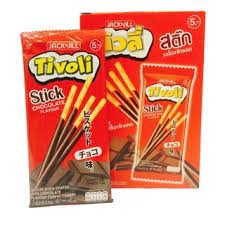 Bánh Que Stick Tivoli - Bánh Đũa Màu Đỏ - Vị Socola