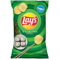 Bánh Snack Lays - Vị Tảo Biển Nori 58g