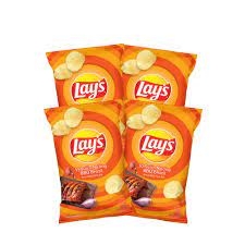 Bánh Snack Lays - Vị Sườn Nướng BBQ Brazil 30g