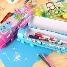 Hộp Bút Sắt Ô Tô Kèm Gọt
