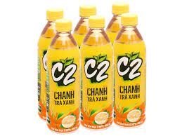 Trà Xanh C2 hương Chanh - 455ml