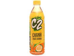 Trà Xanh C2 hương Chanh - 455ml