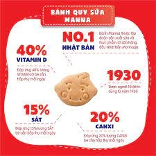 Bánh Xốp Sữa Manna Morinaga- 52gr