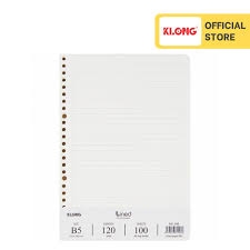 Ruột Sổ Còng Kẻ Ngang B5 - 100T Klong MS548