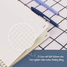 Vở Lò Xo Kép Caro Nét Đứt B5 Klong 120T - MS852