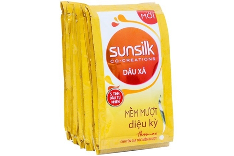 Dây dầu xả Sunsilk mềm mượt diệu kì 6.1ml x 12 gói