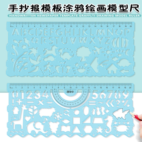 Set 2 Thước Vẽ Hình