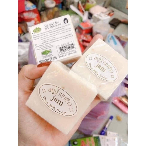 Xà Bông Cục Cám Gạo Jam Thái