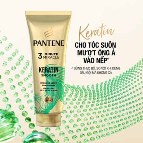 Dầu xả Pantene Suôn Mượt Óng Ả
