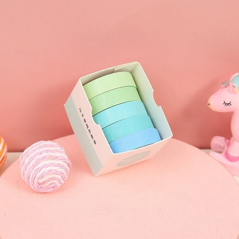 Washi 5 Cuộn Họa Tiết Nhiều Mẫu