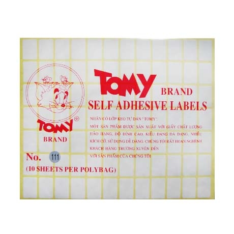 Decal A5 Tomy PC 110 - 111 - 112 - 113