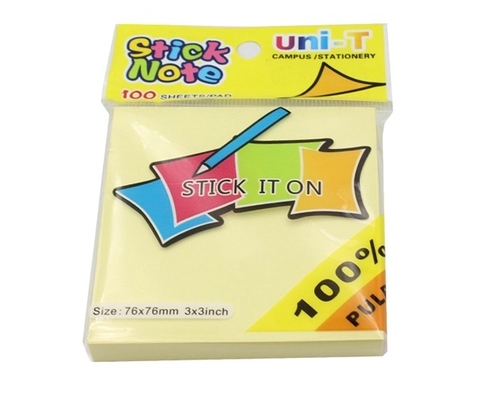Giấy note vàng 3x3 uni - T