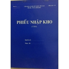 Phiếu nhập kho 3 liên A4 HN