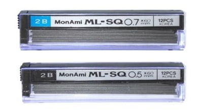 Ruột chì 2B Monami 0.7 mm